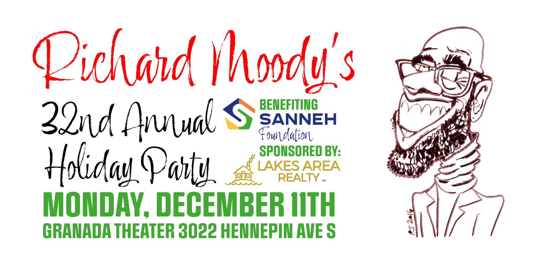 Richard Moody's 32nd Annual Holiday Party To Benefit The Sanneh Foundation